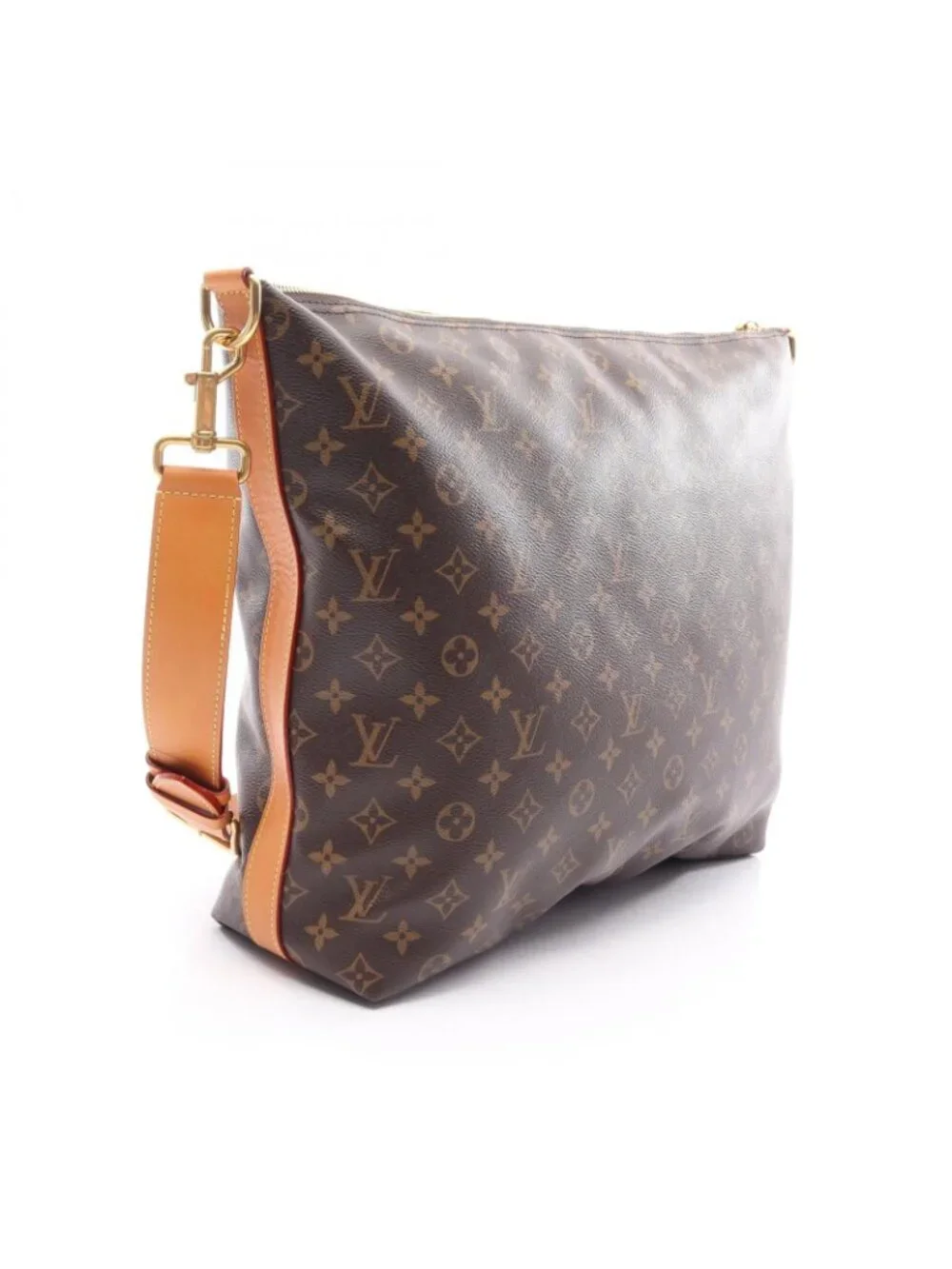 Louis Vuitton Shoulder Bag Vagabond Hobo Monogram Canvas Leather